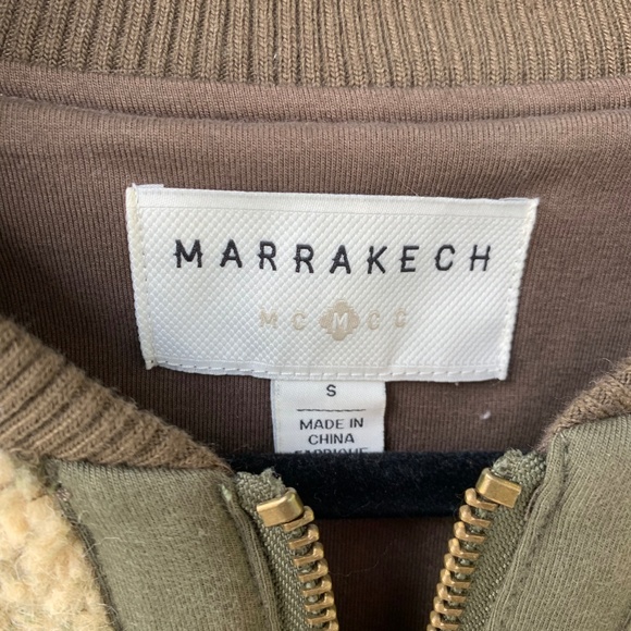 Anthropologie Camo Sherpa Bomber Jacket - Picture 3 of 4